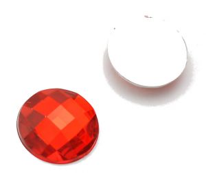 Камень клеевой  16 мм красный упаковка  500шт
