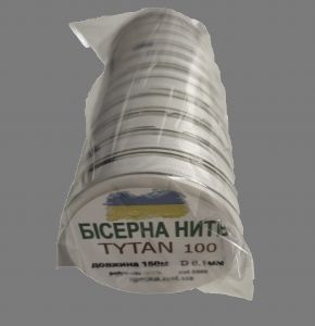  Бісерна нитка Аріадна Титан 150м (12 шт)