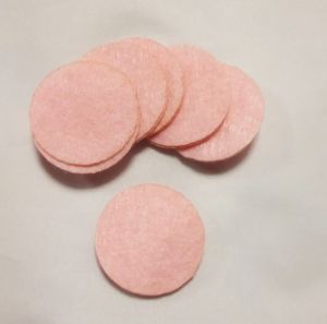 Фетровый круг  розовый 100шт