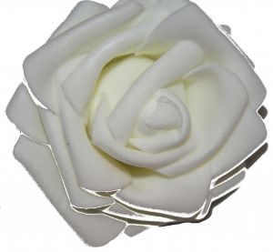 Роза белая 2016-1-16-1 (большая)  упаковка 100шт