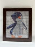 Алмазна мозаїка АВ 5065 12,5*14,5см Пингвин полная зашивка