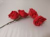 Роза на ножке красная  7,5см упаковка 10шт
