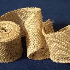 Стрічка з мішковини домоткана 5см (2м)