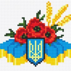 Набір Алмазної мозаїки АВ 5095 Прапор повна зашивка