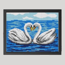 Алмазна мозаїка  з рамкою АВ 4013 19*23см  повна зашивка