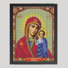 Алмазна мозаїка  з рамкою АВ 4061  19*23см  Часткова зашивка