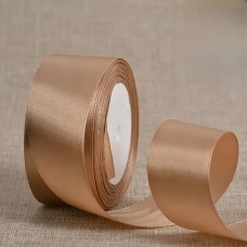Стрічка атласна 5 см №126 коричневий
