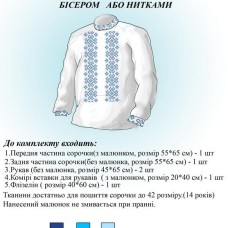 Вишиванка дитяча заготівля СХЛ 008 для хлопчика