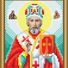 Набір алмазної мозаїки АВ 5108 Св.Миколай  часткова  зашивка