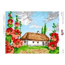 Вишивка на канві БК 3029  Мальви